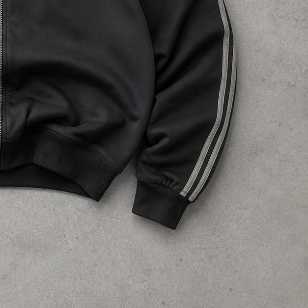 AC Milan 2015 Adidas Jacket Schwarz, Grau Rare (S) Stitched Logo