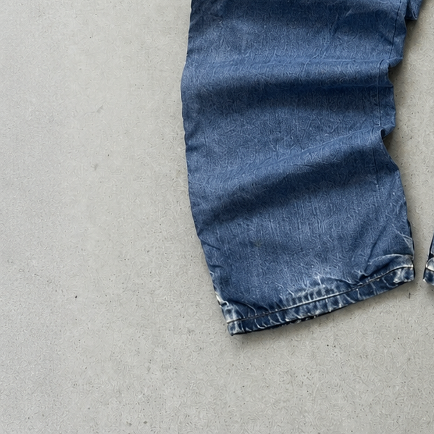 Y2K Emporio Armani Jeans Blau Limited Stitched Logo (L)