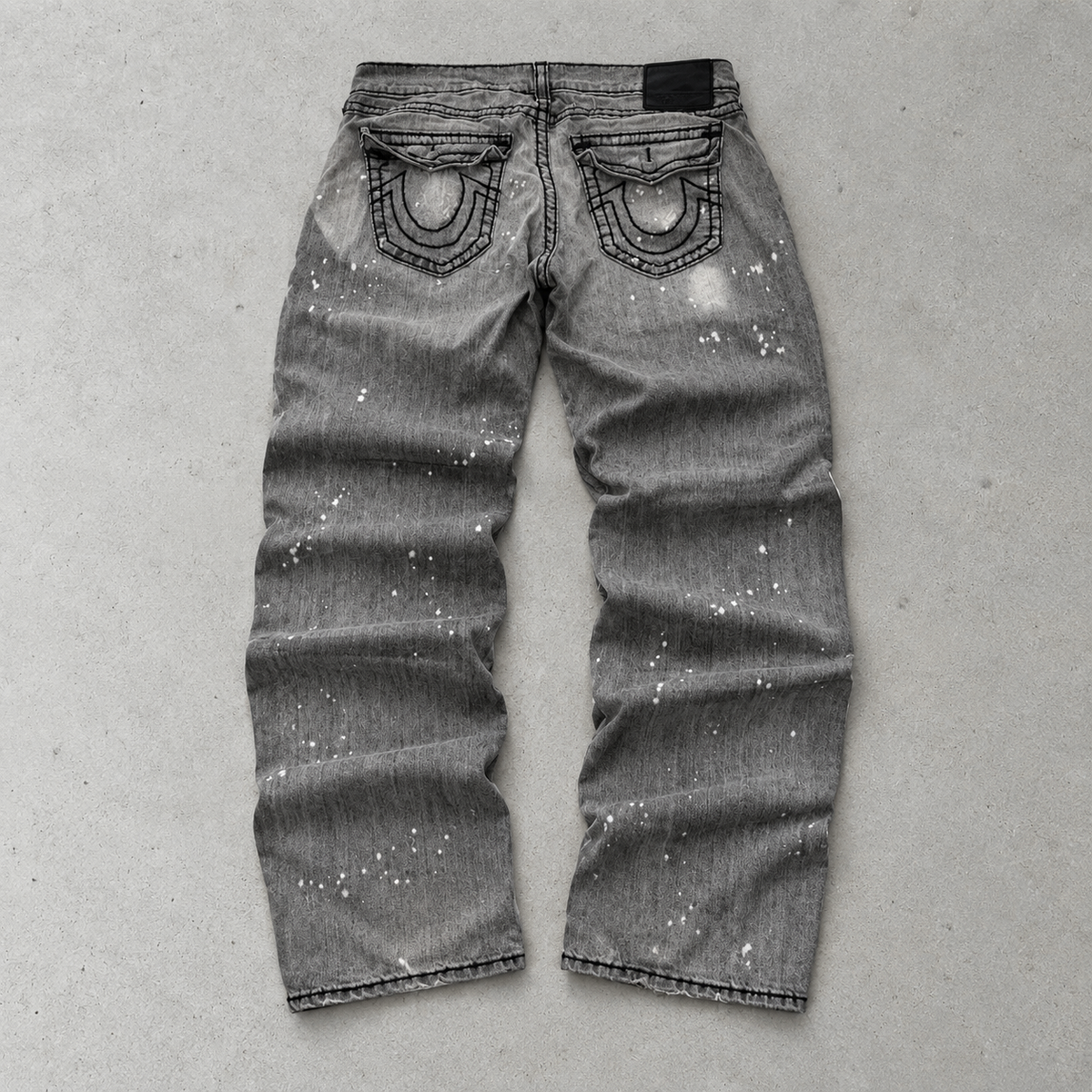 Y2K True Religion Jeans Grey Rare (W38 | DE 54)