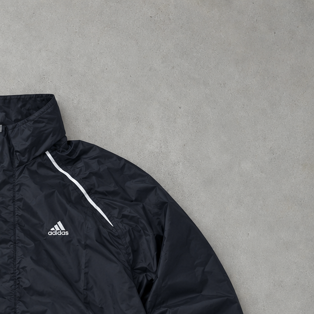 2010 Adidas Windbreaker Marineblau Selten (M)