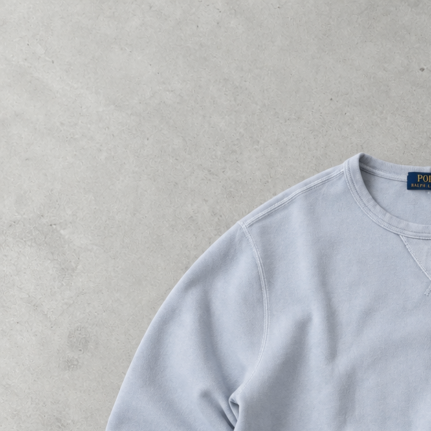 Polo Ralph Lauren Crewneck Sweater Hellblau Rare (L) Stitched Logo