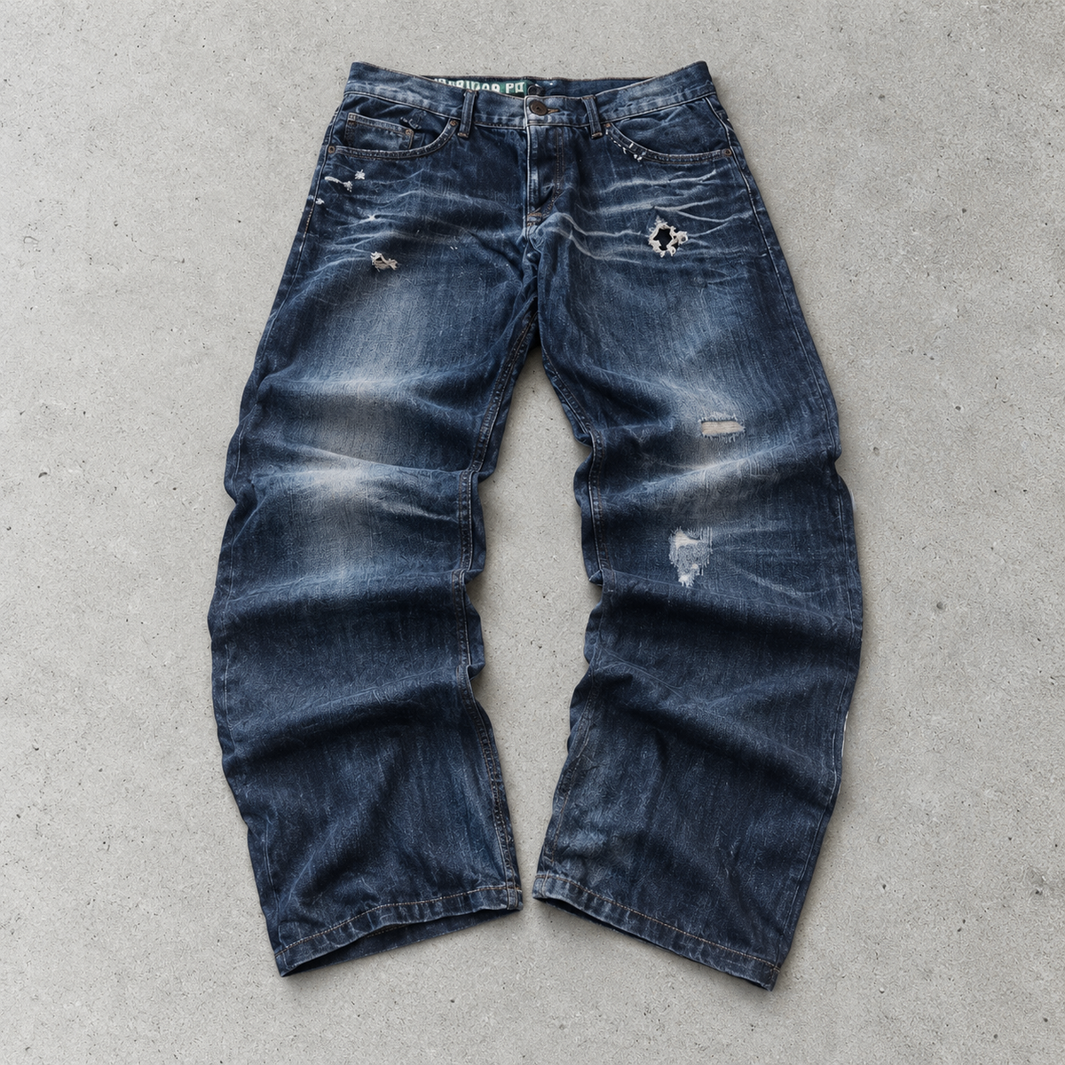 00s True Religion Straight Fit Pants Navy Rare (M)