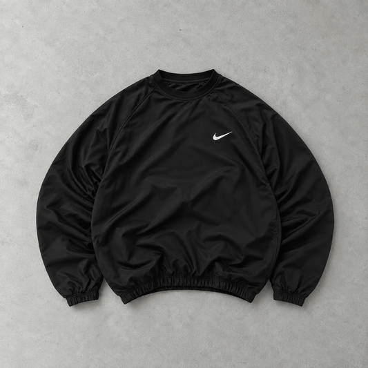 Nike Sweatshirt Black Rare (L) Stitched Logo