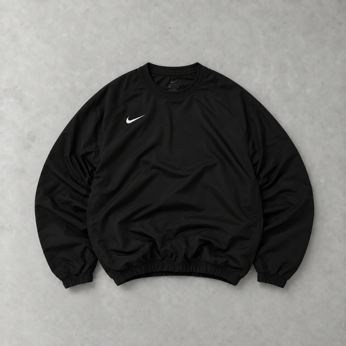 Nike Sweatshirt Schwarz Selten (L) Gesticktes Logo