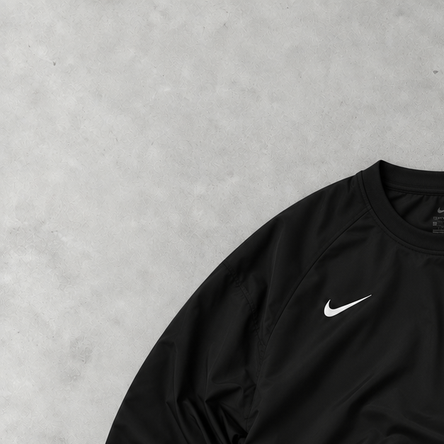 Nike Sweatshirt Schwarz Selten (L) Gesticktes Logo