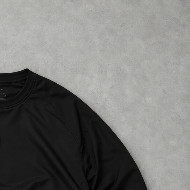Nike Sweatshirt Schwarz Selten (L) Gesticktes Logo