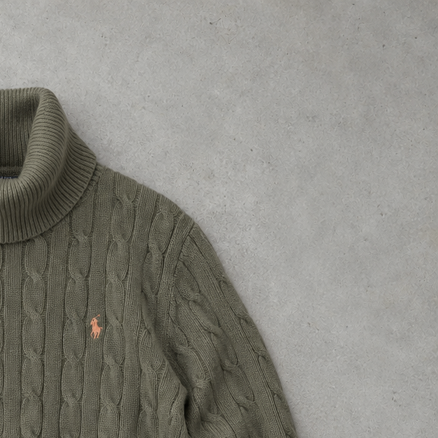 Ralph Lauren Sweater Khaki Rare (L)