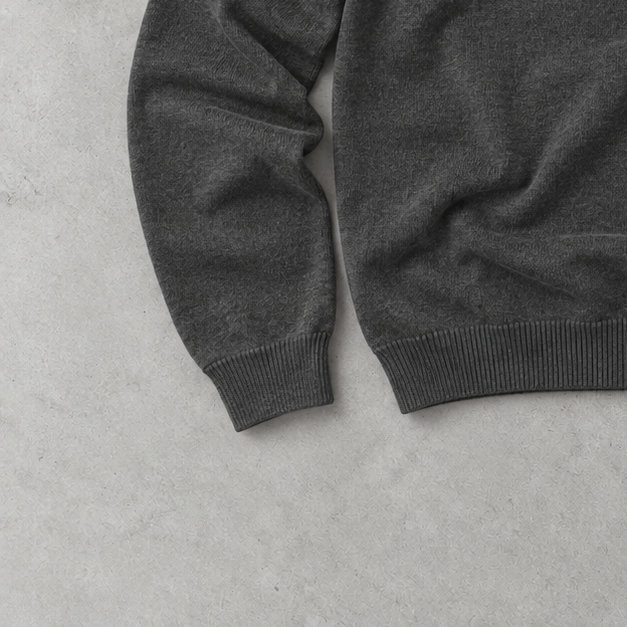 Ralph Lauren Sweater Grau Rare (XXL) Stitched Logo
