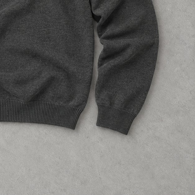 Ralph Lauren Sweater Grau Rare (XXL) Stitched Logo