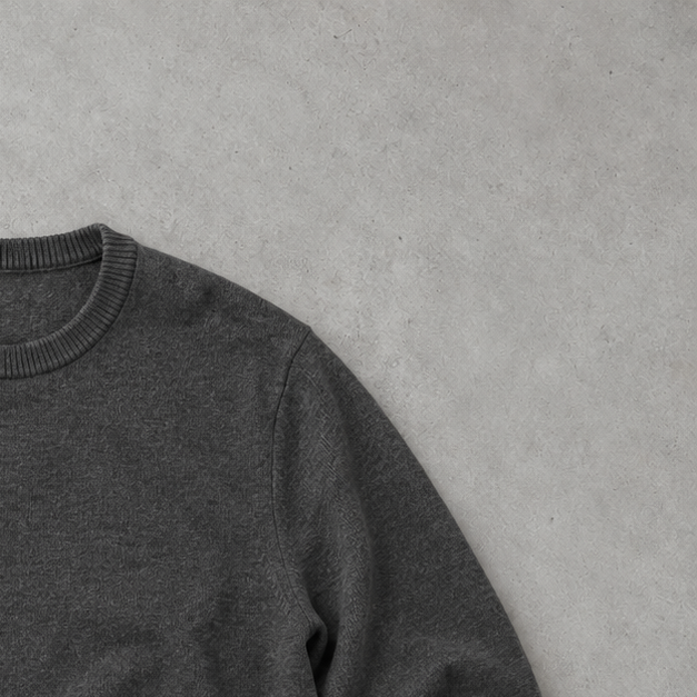 Ralph Lauren Sweater Grau Rare (XXL) Stitched Logo