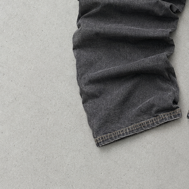 Y2K Armani Jeans Jeans Grau, Schwarz Rare (M)