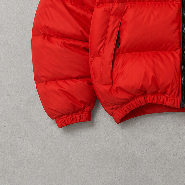 The North Face Jacket Schwarz, Rot Rare (M)