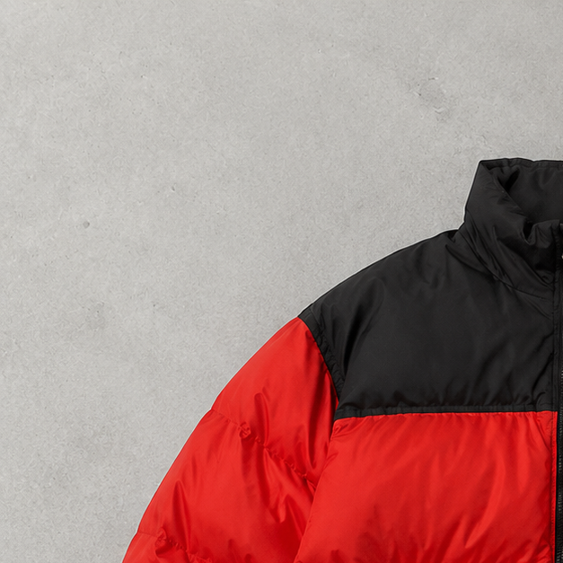 The North Face Jacket Schwarz, Rot Rare (M)