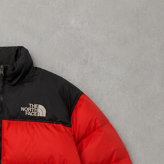 The North Face Jacket Schwarz, Rot Rare (M)