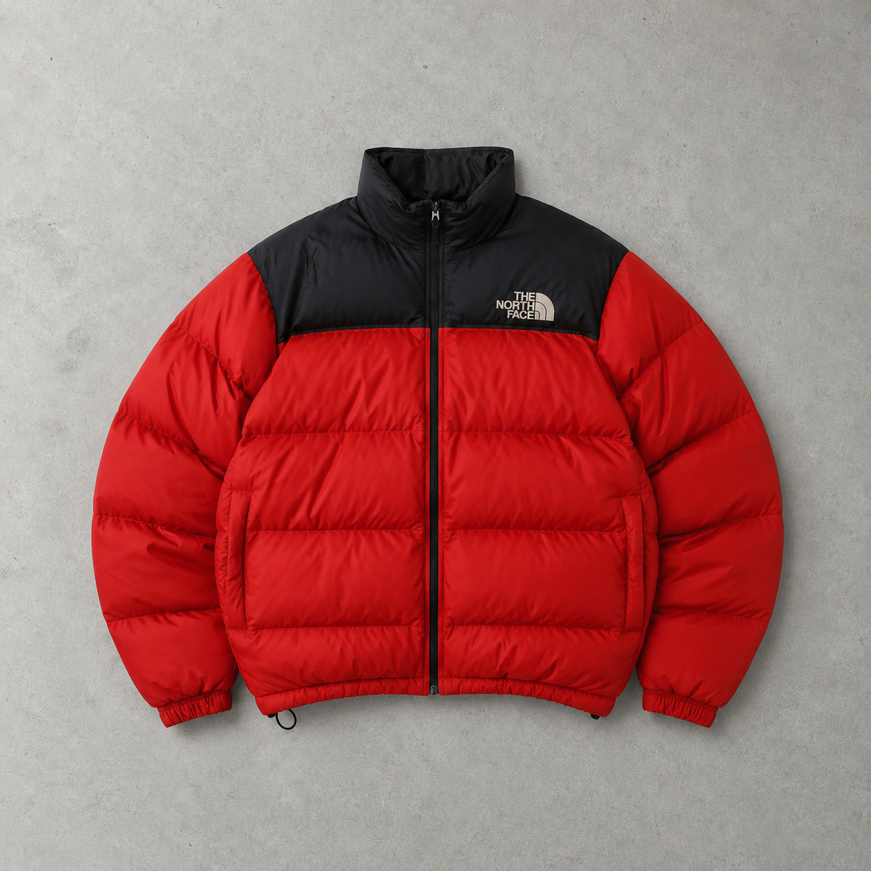 The North Face Jacket Schwarz, Rot Rare (M)