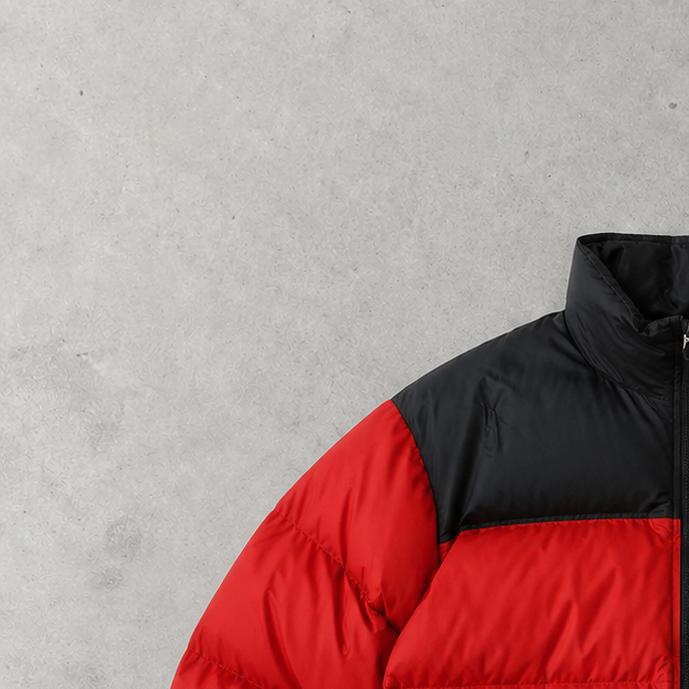 The North Face Jacket Schwarz, Rot Rare (M)