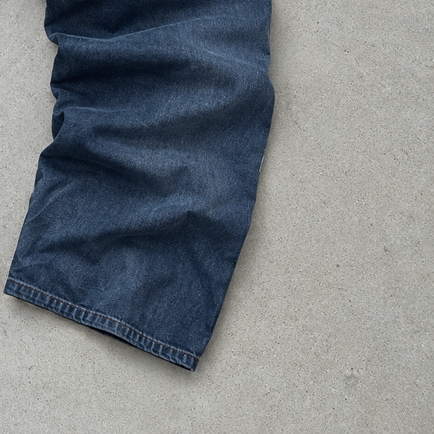 Y2K True Religion Straight Jeans Burgunderrot Rare (W34 | DE 50)