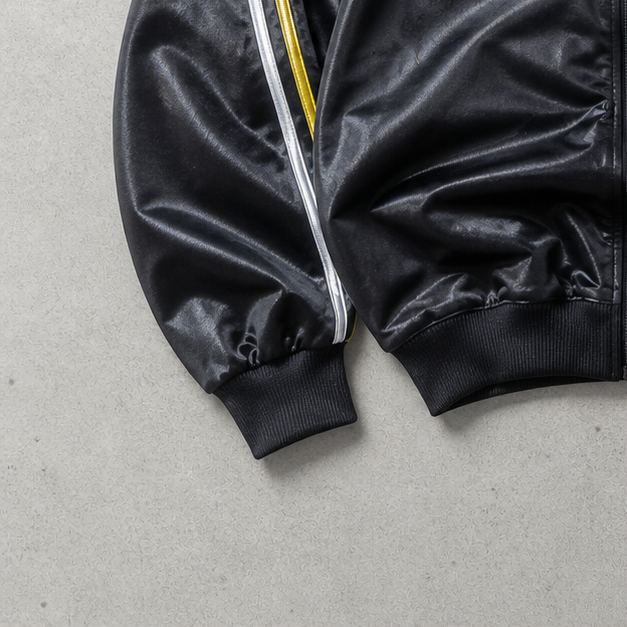Adidas Track Jacket Schwarz, Gold Limited (S) Stitched Logo