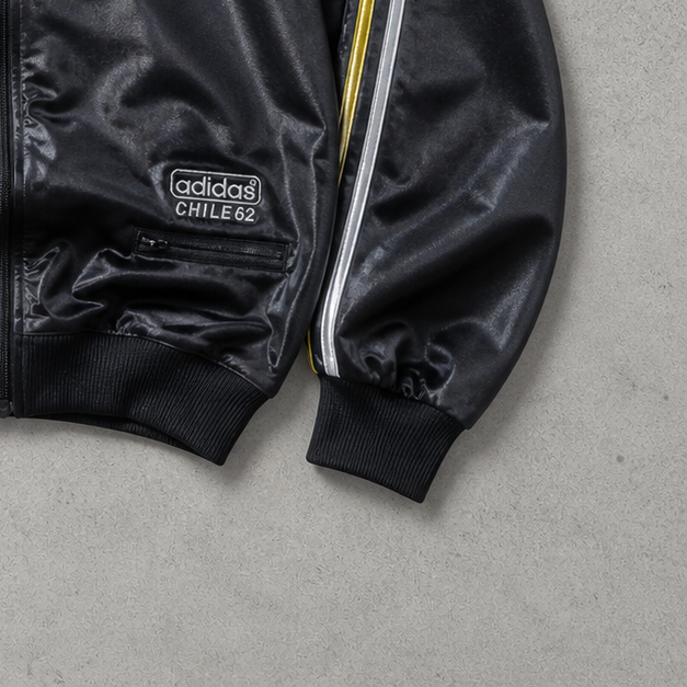 Adidas Track Jacket Schwarz, Gold Limited (S) Stitched Logo