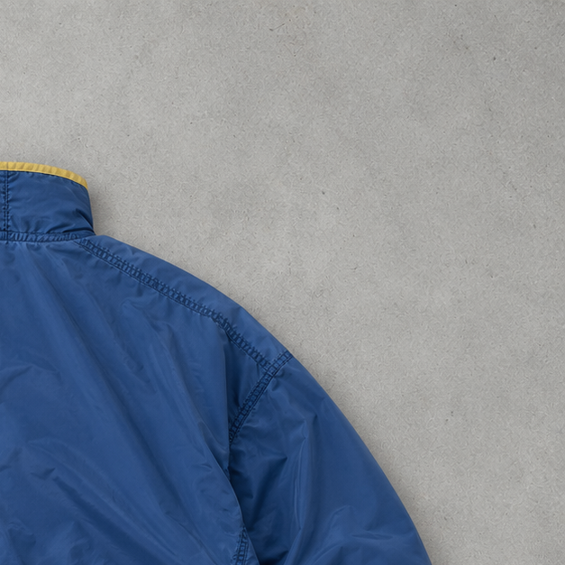 90s Adidas Windbreaker Blue / Yellow Rare (M) Stitched Logo