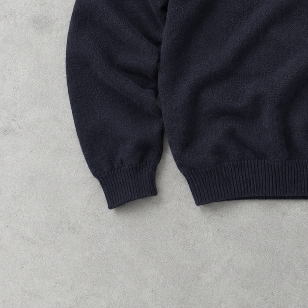Ralph Lauren Sweater Marineblau Rare (L) Stitched Logo