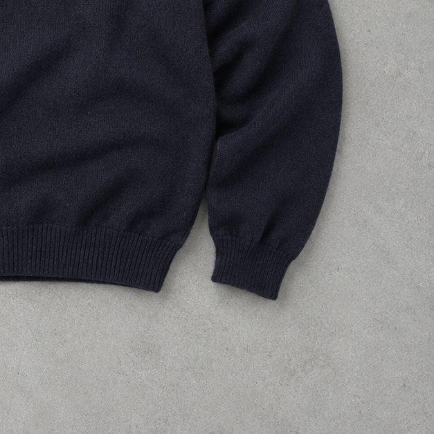 Ralph Lauren Sweater Marineblau Rare (L) Stitched Logo