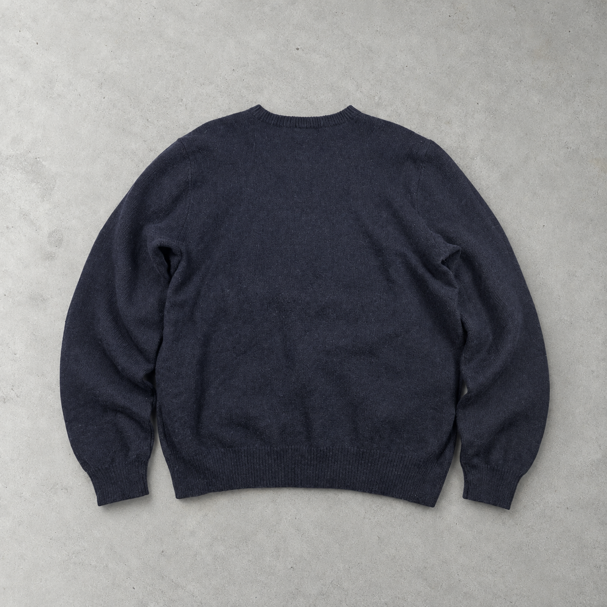 Ralph Lauren Sweater Marineblau Rare (L) Stitched Logo