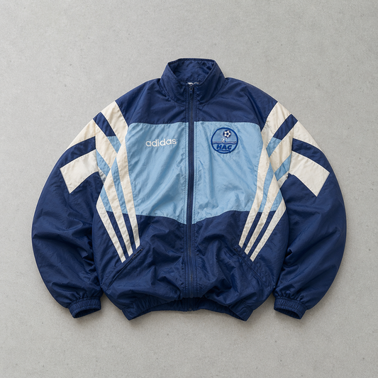 Adidas Windbreaker Blau Rare (S) Stitched Logo