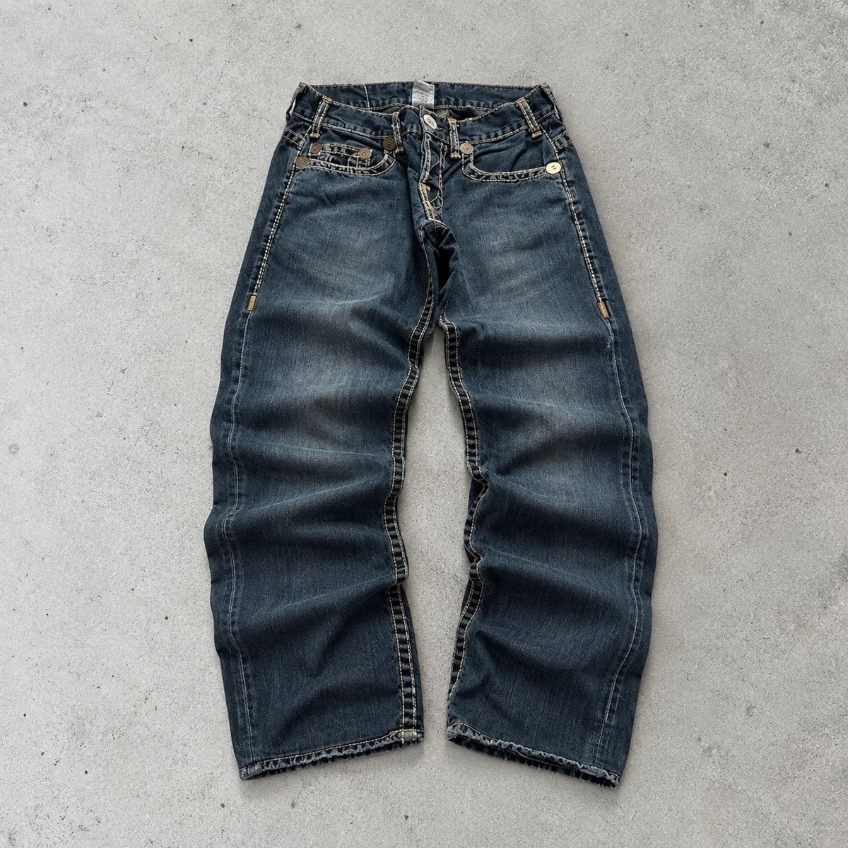 True Religion Baggy Jeans Navy Rare (W31 | DE 46)