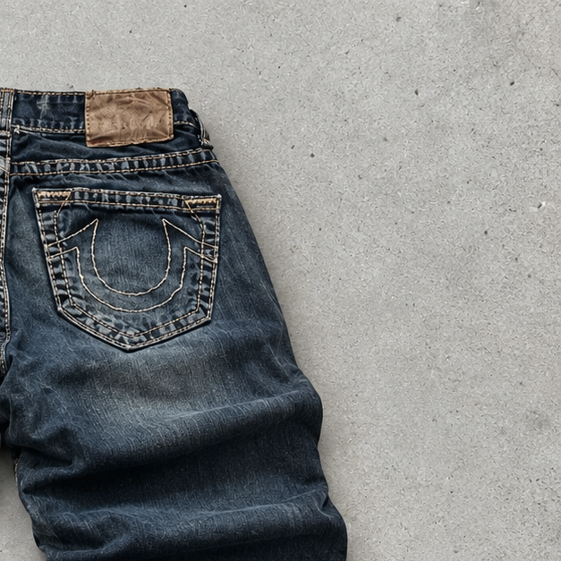 True Religion Baggy Jeans Navy Rare (W31 | DE 46)