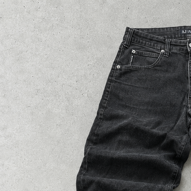 Jean vintage Armani Jeans noir rare (XXL)
