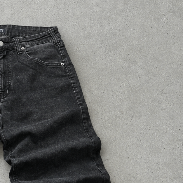 Jean vintage Armani Jeans noir rare (XXL)