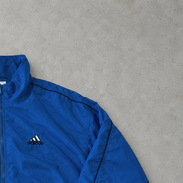 Adidas Jacke aus dem Jahr 2000, blau, selten (M)