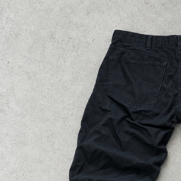 Jean vintage Armani Jeans noir en édition limitée (W38 / DE 54)