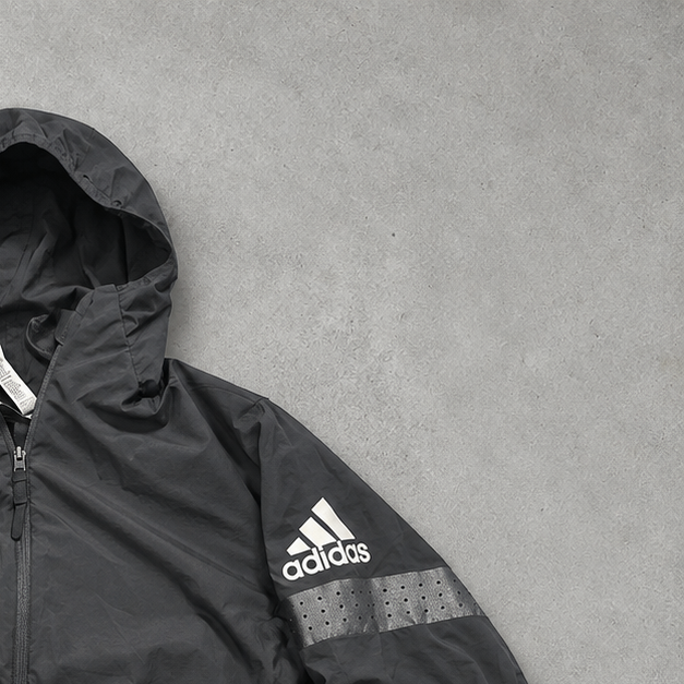 adidas Windbreaker Schwarz Rare (M)
