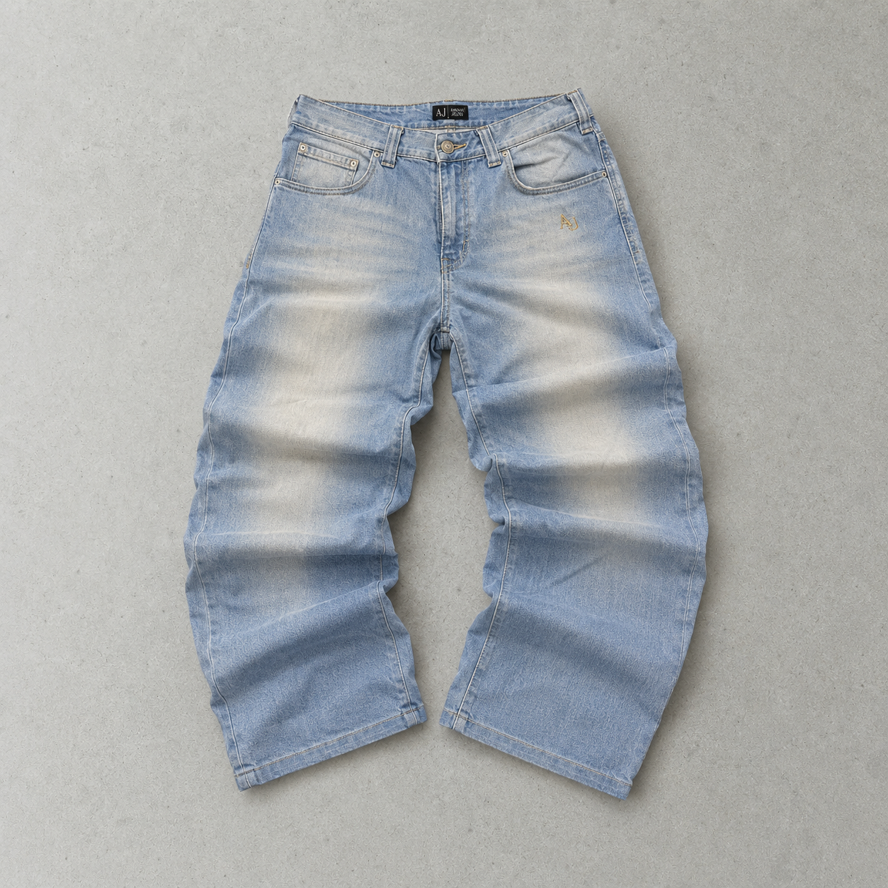 Y2K Armani Jeans Jeans Blau, Hellblau Rare (W31 | DE 46)