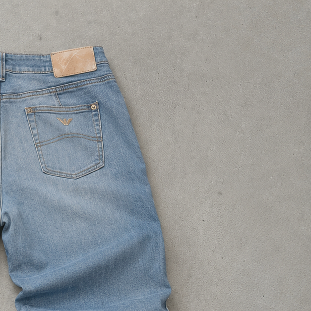 Y2K Armani Jeans Jeans Blau, Hellblau Rare (W31 | DE 46)