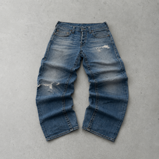 Y2K Vintage True Religion Rocco Skinny Jeans Blau, Marineblau Limited (W31 | DE 46)