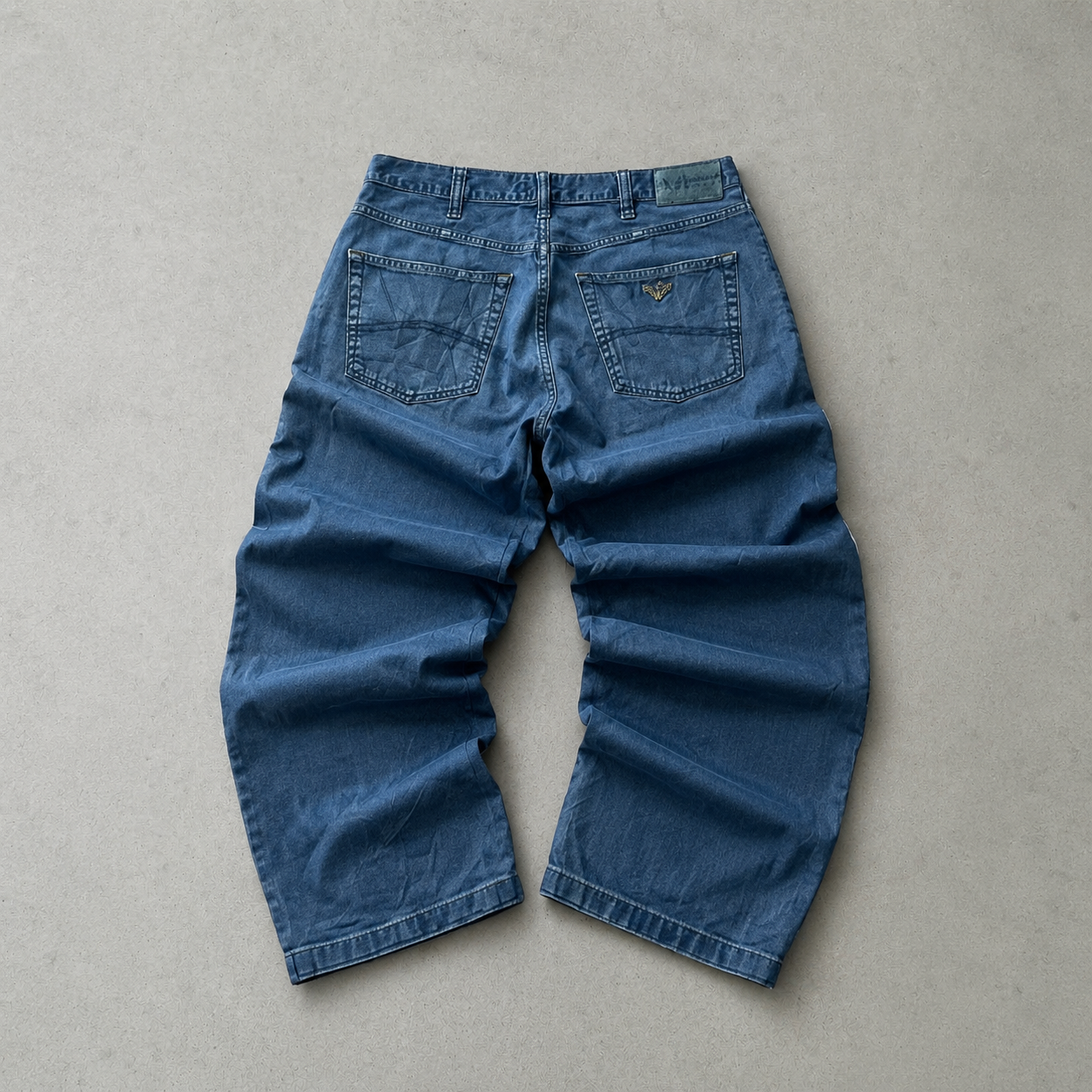 Y2K Armani Jeans Jeans Marineblau Rare (M)