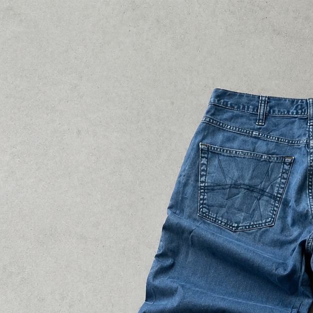 Y2K Armani Jeans Jeans Marineblau Rare (M)
