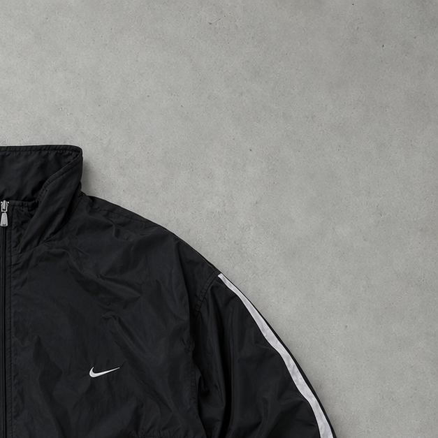 Nike Track Jacket Black/White Rare (L)