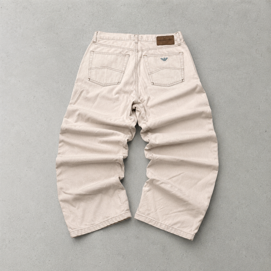 Armani Jeans Jeans Beige Rare (XS)