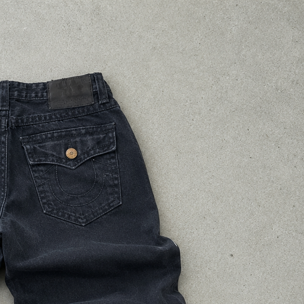 True Religion Jeans Schwarz Rare (W32 | DE 48)