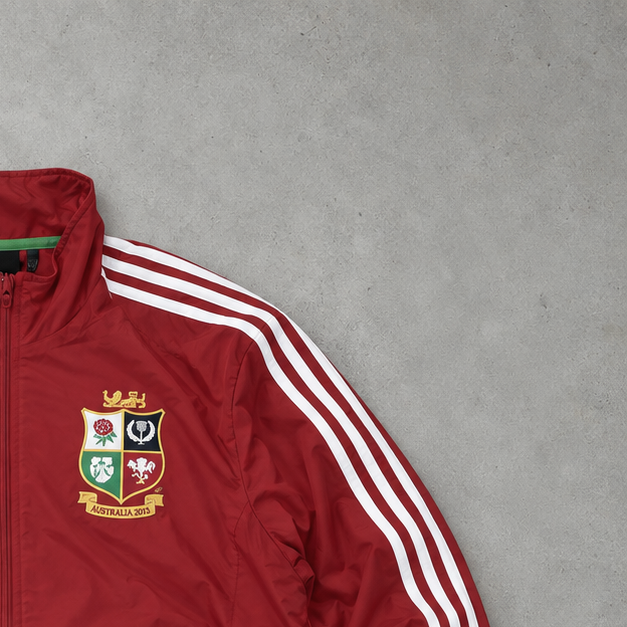 PSG 2013 Adidas Pufferjacke Rot / Weiß Limitiert (M)