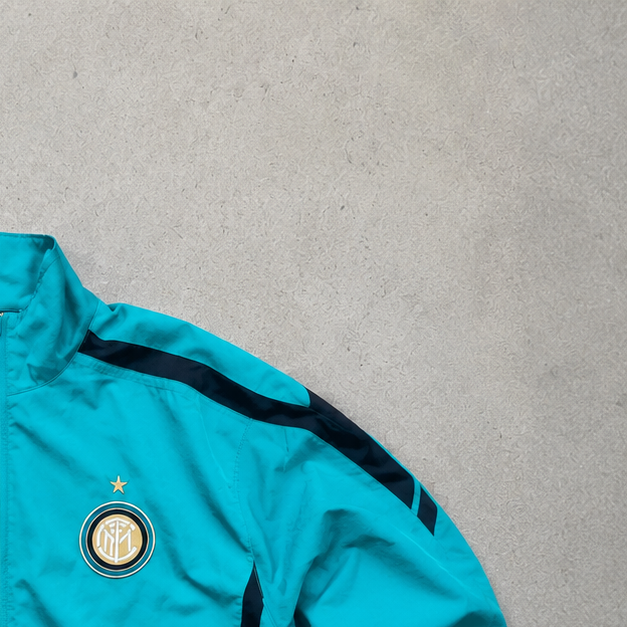 Inter Milan Y2K Nike Track Jacket Türkis, Hellblau Limited (M)