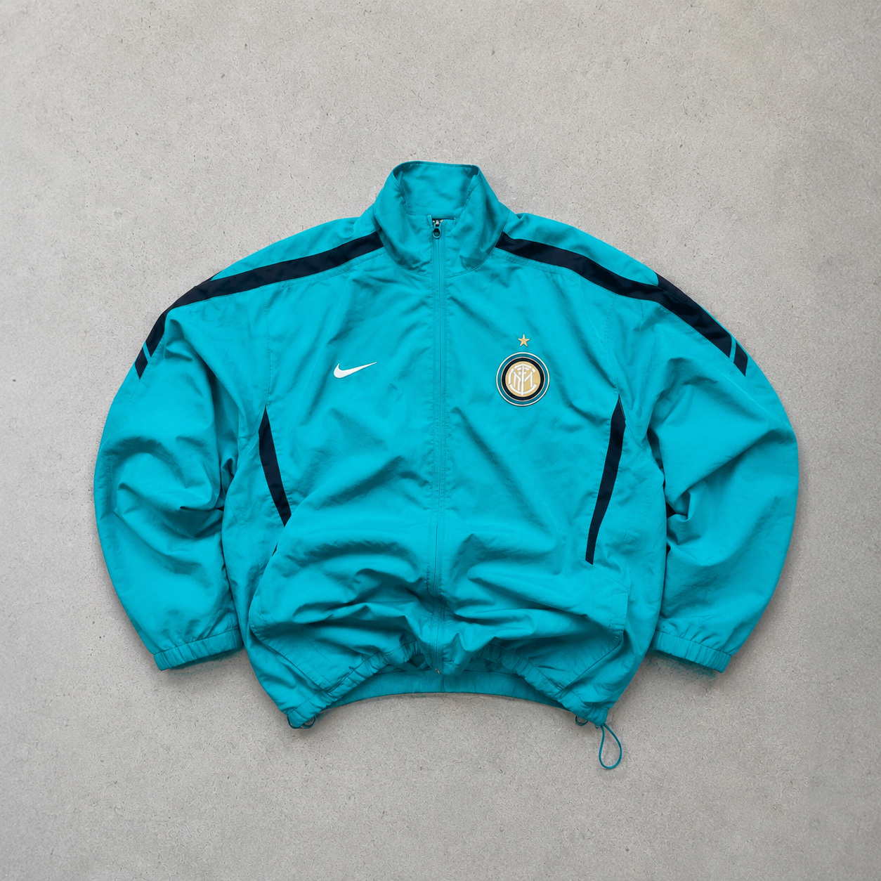 Inter Milan Y2K Nike Track Jacket Türkis, Hellblau Limited (M)