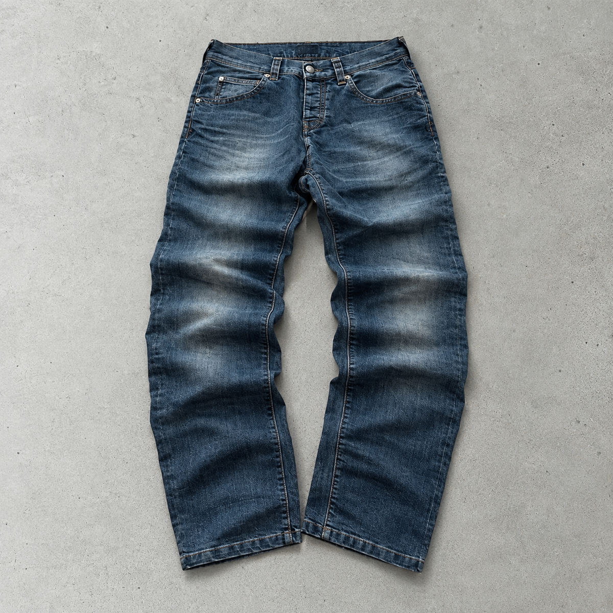 Y2K Armani Pants Straight Leg Blue Rare (W30 | DE 46)
