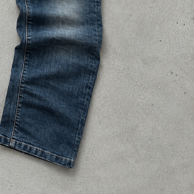 Y2K Armani Pants Straight Leg Blue Rare (W30 | DE 46)