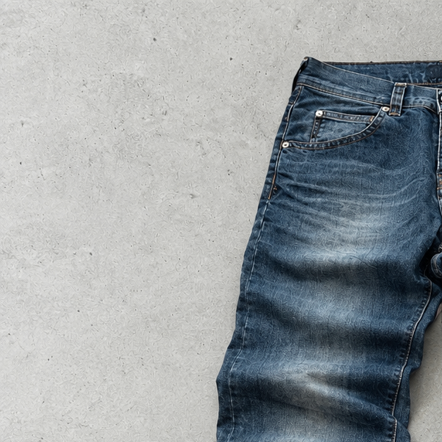 Y2K Armani Pants Straight Leg Blue Rare (W30 | DE 46)