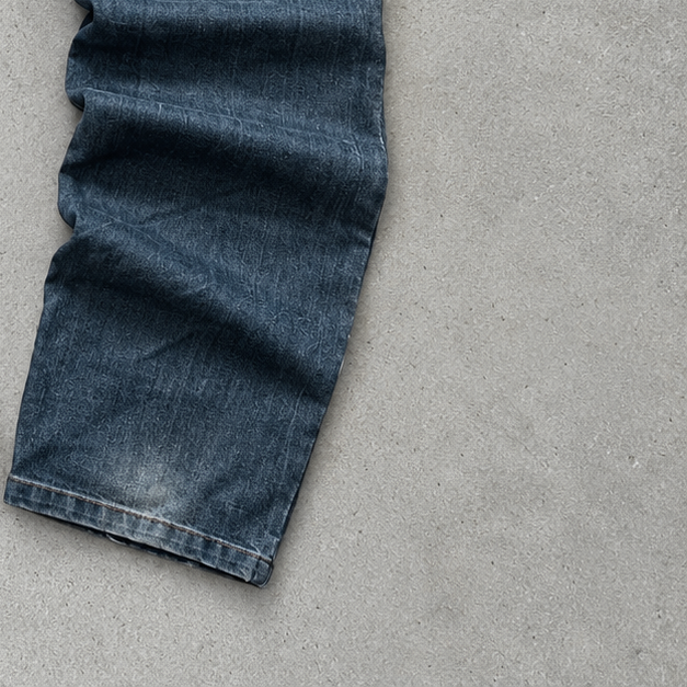 Y2K Armani Pants Straight Leg Blue Rare (W30 | DE 46)